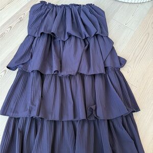 Mare Mare Tiered Midi Skirt